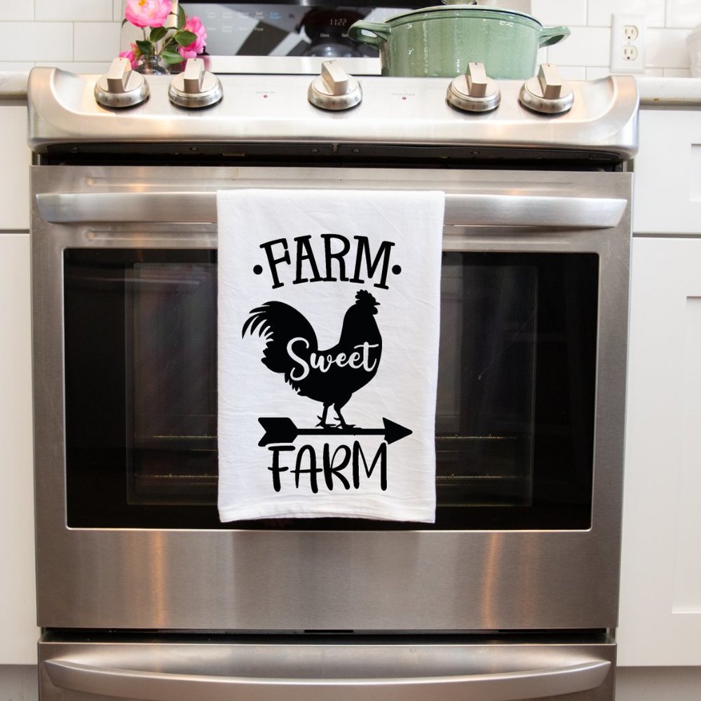Farmhouse Kitchen Tea Towels Handmade Decorative House Warming Gifts Home